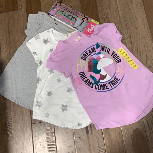 Vigoss Other - Vigoos Girls T-Shirts 3 pack size 7/8 NWT
